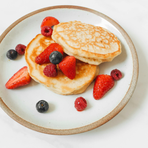 cottage cheese pancake recipe that's high protein and delicious